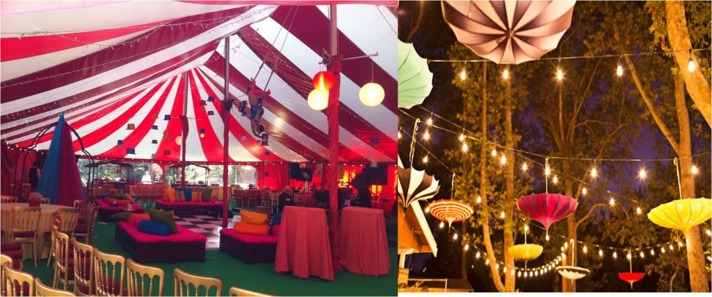 The Whimsical Circus Wedding Theme Decor