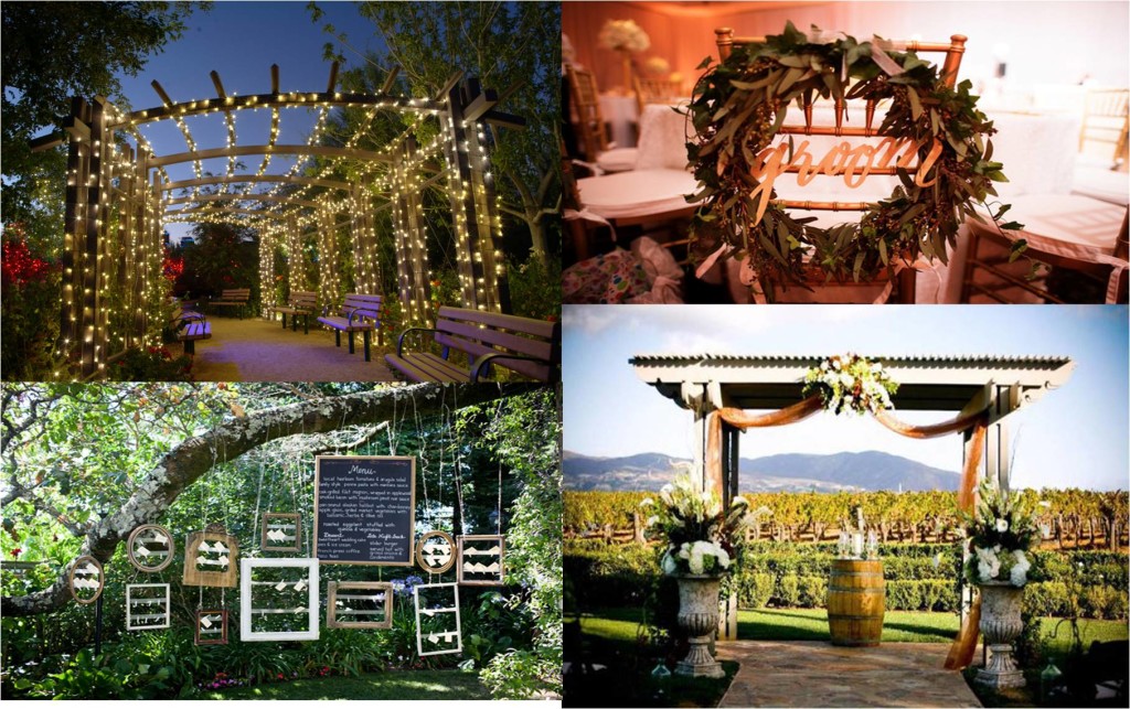 The Garden+vineyard Wedding decor theme