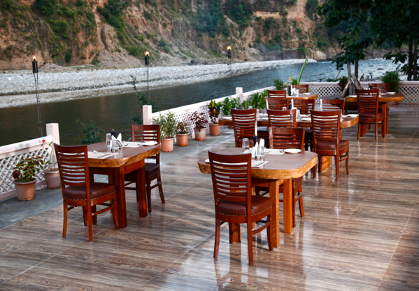 Destination Wedding in Jim Corbett; Riverview restaurent of the property