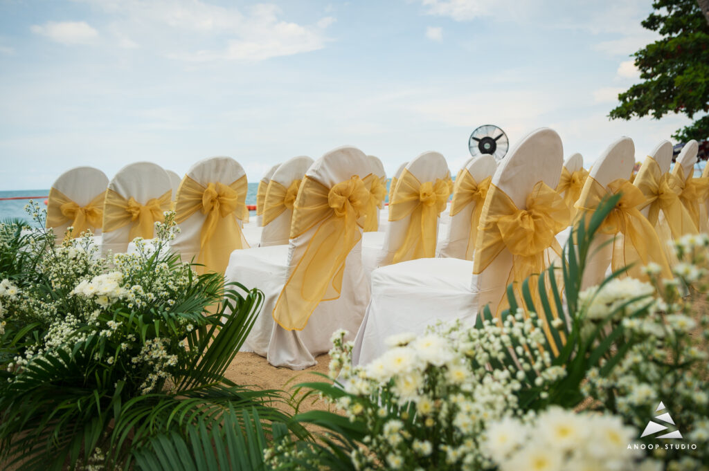 white wedding in pattaya