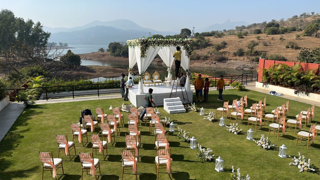 Dipti and Osho destination wedding in Lonavala