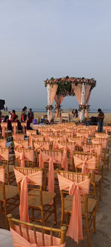 ketan and vineesha wedding in royal orchid beach resort Goa