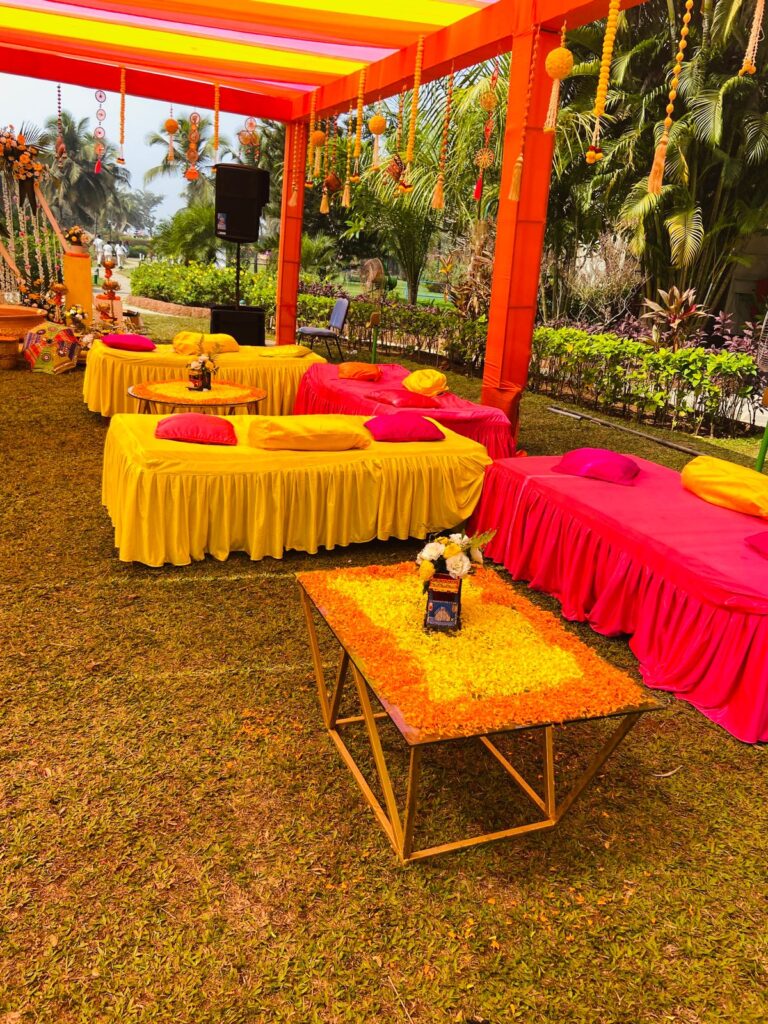 ketan and vineesha wedding in royal orchid beach resort Goa
